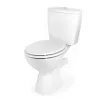 Beldray LA00000073WHTEU7 drevené WC sedadlo - soft-close, biela, oválne