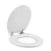 Beldray LA00000073WHTEU7 drevené WC sedadlo - soft-close, biela, oválne