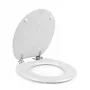 Beldray LA00000073WHTEU7 drevené WC sedadlo - soft-close, biela, oválne