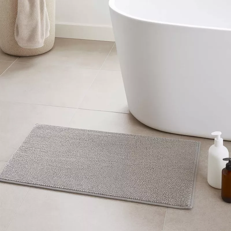 Beldray LA00000099NEU7 protiplesňová kúpeľňová predložka z memory foam 50 x 80 cm, sivá