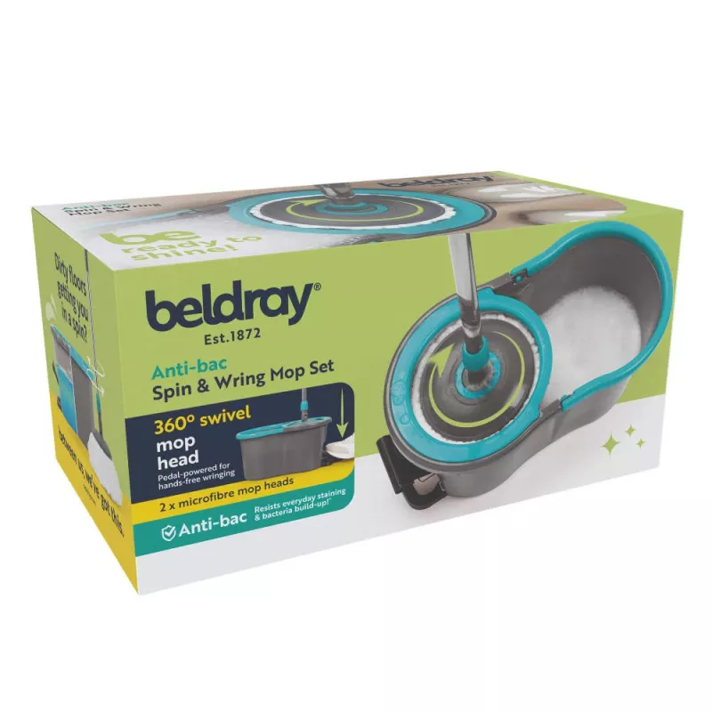 Beldray LA00000186UFEU7 sada mopu Anti-bac Spin & Wring