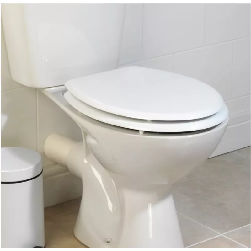 Beldray LA032355WFPEU7 drevené WC sedadlo biela