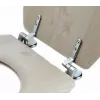 Beldray LA033710WOAKPFEU7 drevené MDF WC sedadlo, bielený dub, Soft-Close