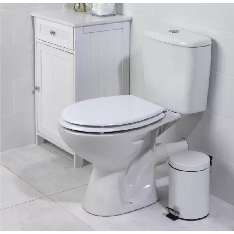 Beldray LA033758WFPEU7 Tongue & Groove WC sedadlo biela MDF