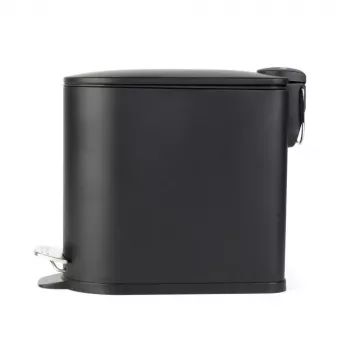 Beldray LA036690BLKPEU7 Štíhly pedálový kôš v tvare D 5 litrov, čierny