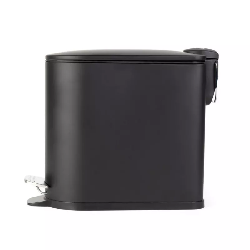 Beldray LA036690BLKPEU7 Štíhly pedálový kôš v tvare D 5 litrov, čierny
