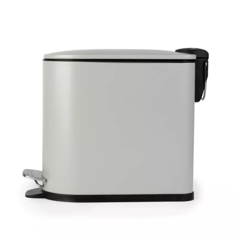 Beldray LA036690GRYPEU7 štíhly pedálový kôš v tvare D 5 litrov, sivý