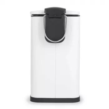Beldray LA036690WHTPEU7 štíhly pedálový kôš v tvare D 5 litrov, biely