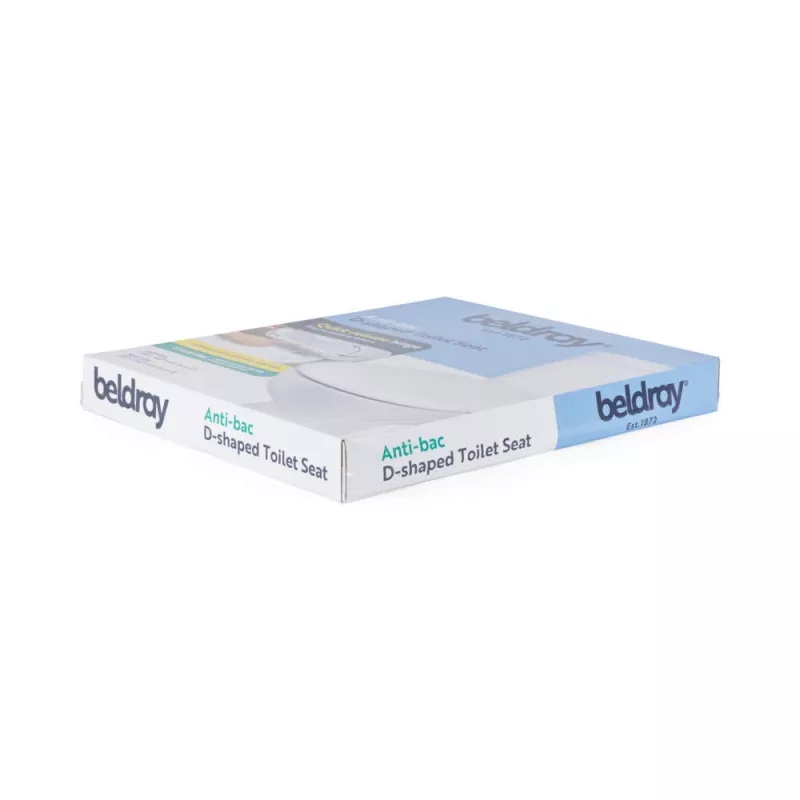Beldray LA072771PEU7 antibakteriálne WC sedadlo v tvare D, biela