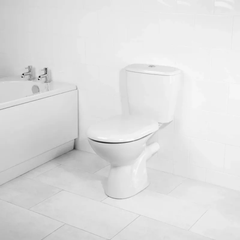 Beldray LA072771PEU7 antibakteriálne WC sedadlo v tvare D, biela