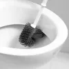 Beldray LA084538PUFFEU7X Antibac silikónová WC kefa so stojanom, fialová