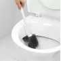 Beldray LA084538PUFFEU7X Antibac silikónová WC kefa so stojanom, fialová