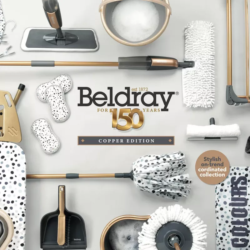 Beldray LA089397GRYEU7 150 Years 3-stupňový sušiak na bielizeň sivá a medená