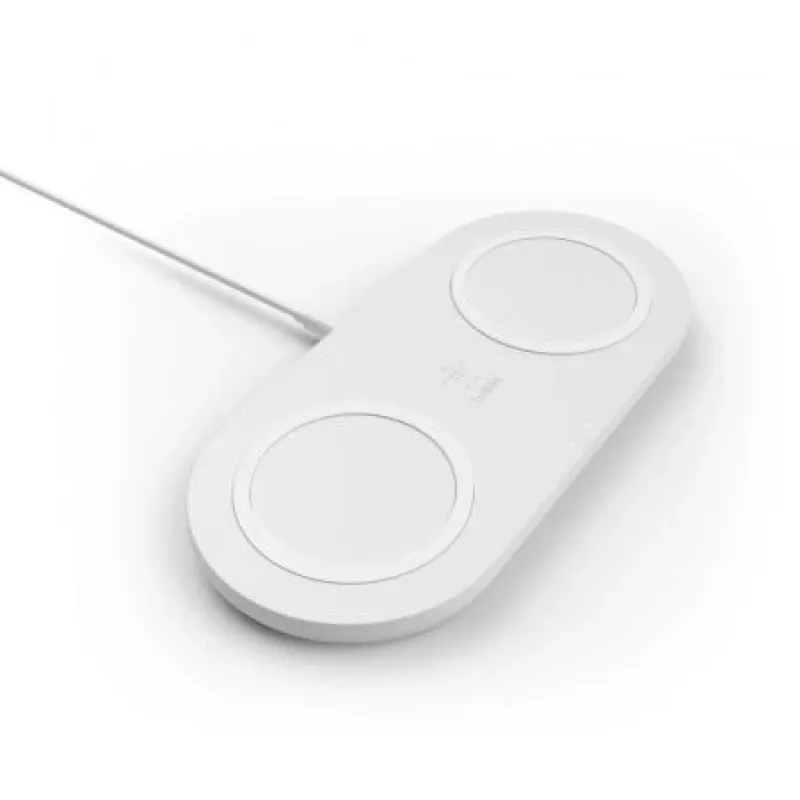 Belkin Dual Wireless Charging Pad 10W biela
