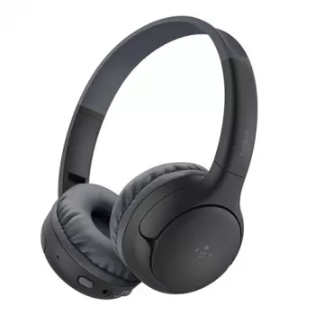 Belkin Soundform Mini 2 bezdrôtové on-ear slúchadlá pre deti, čierna