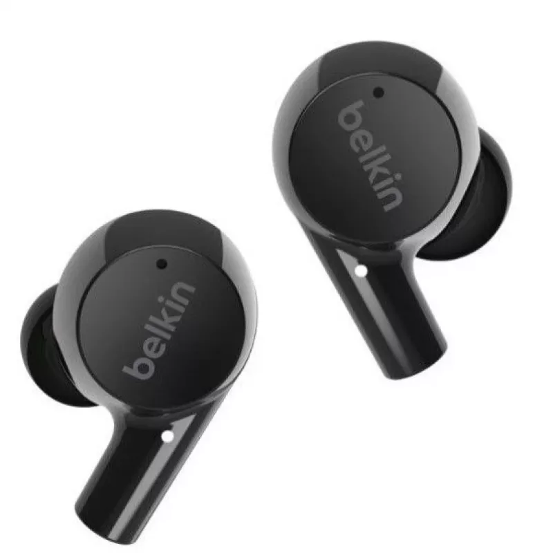 Belkin SoundForm Rise True Wireless slúchadlá s mikrofónom, Bluetooth 5.2, IPX5, čierne