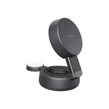 Belkin UltraCharge 25W Qi2 Magnetic 2-in-1 bezdrôtová nabíjacia stanica tmavosivá WIZ043KQCH