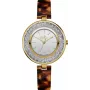 BELLEVUE D72 dámske quartz analógové hodinky 33 mm strieborný ciferník čierny kožený remienok