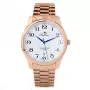 BELLEVUE FB4 dámske quartz analógové hodinky 40mm nerez čierny ciferník kožený remienok