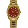BELLEVUE H18 dámske quartzové hodinky 30 mm strieborný ciferník čierny kožený remienok