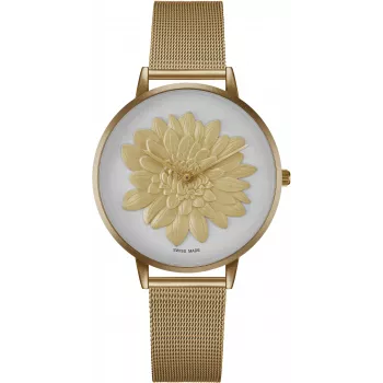 BELLEVUE Woman D13 40mm nehrdzavejúca oceľ hodinky strieborné