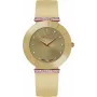 BELLEVUE Woman E105 quartz analógové hodinky 33mm nehrdzavejúca oceľ biely ciferník čierna koža
