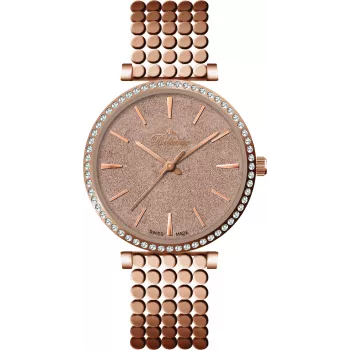 BELLEVUE Woman E64 32 mm quartz analógové hodinky strieborná nehrdzavejúca oceľ mesh