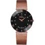 BELLEVUE Woman F101 33mm quartz analógové hodinky strieborná nerezová oceľ mesh