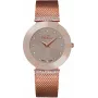 BELLEVUE dámske F124 quartz analógové hodinky 26mm nerez strieborné