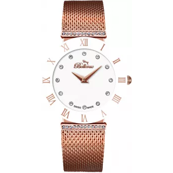 BELLEVUE dámske hodinky F119 (33 mm) strieborná oceľ mesh