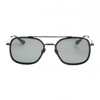 Belstaff Avedon S118 pánske slnečné okuliare - čierny acetátový rám, sivé polykarbonátové šošovky, UV400 ochrana, 56/20/145 mm