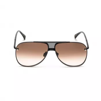 Belstaff Beckinton pánske slnečné okuliare - čierny acetátový rám, sivé sklá, 61/12/145 mm, UV400
