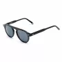 BELSTAFF LARSSON-NEGRO unisex slnečné okuliare 49/21/145 mm, čierny rám, sivé sklá, UV400