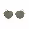 Belstaff Magnumdoradon unisex slnečné okuliare - 58/17/145 mm - čierny rám sivé sklá