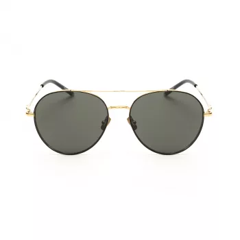 Belstaff Magnumdoradon unisex slnečné okuliare - 58/17/145 mm - čierny rám sivé sklá