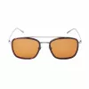 BELSTAFF MAN RYDER-S085 slnečné okuliare pilot/aviator čierny acetát sivé sklá 54/21/145 mm