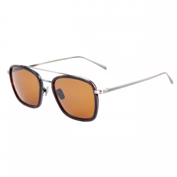 BELSTAFF MAN RYDER-S085 slnečné okuliare pilot/aviator čierny acetát sivé sklá 54/21/145 mm