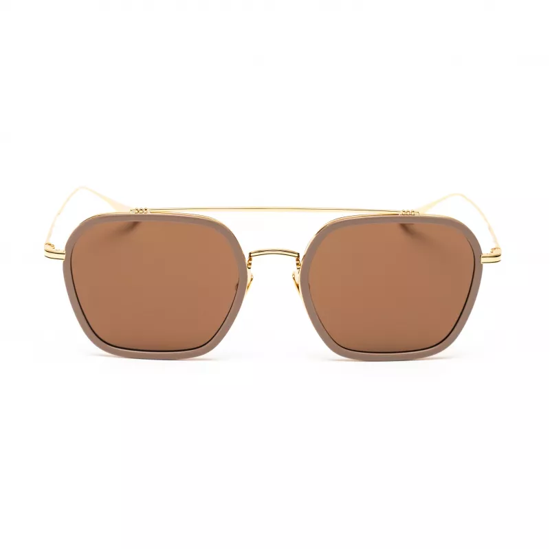 Belstaff Merrick II pánske slnečné okuliare, béžová, hnedý gradient 57mm