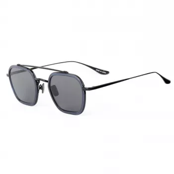 BELSTAFF MERRICK-S137 unisex slnečné okuliare - čierny acetátový rám, sivé UV400 šošovky 47/23/143 mm