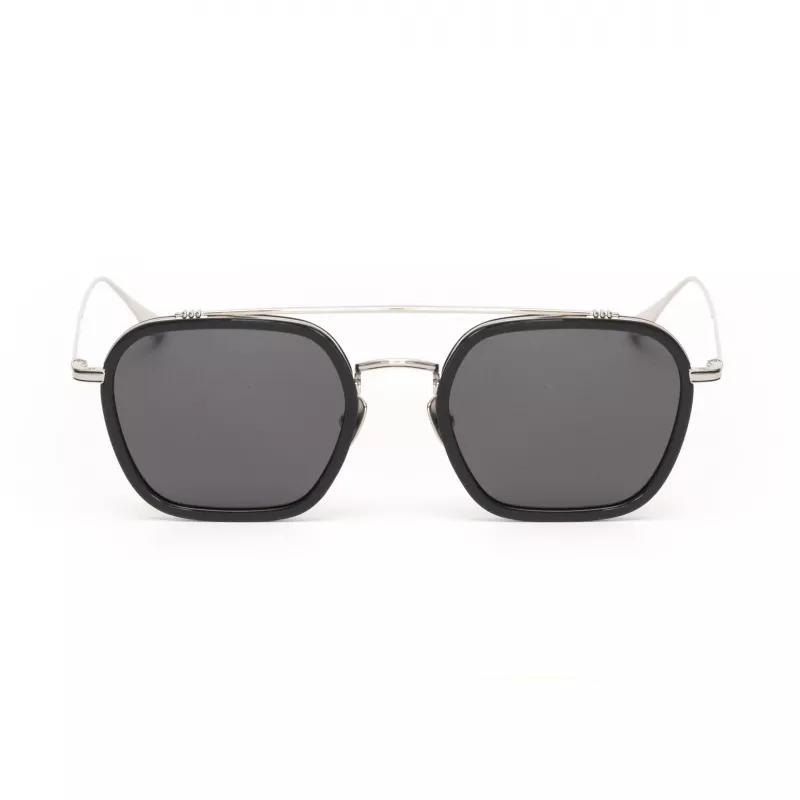 BELSTAFF MERRICKIIGRIS pánske hranaté acetátové slnečné okuliare 54/23/143 mm sivá