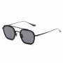 BELSTAFF MERRICKNEGROW unisex slnečné okuliare - čierny rám, dymovo sivé sklá, 47/23/143 mm