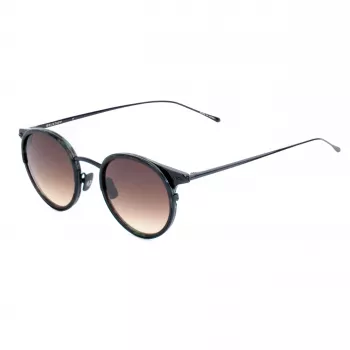 Belstaff Parkgate-S123 unisex slnečné okuliare - čierny rám, sivé sklá, 48/21/145 mm