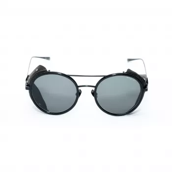 BELSTAFF PINNERNEGROCO unisex slnečné okuliare - čierny rám, sivé šošovky, 53/19/145 mm