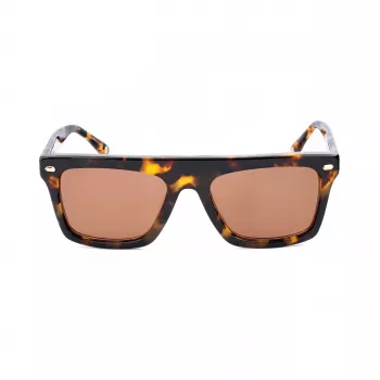 Belstaff Randford S153 unisex slnečné okuliare - čierny acetátový rám, sivé polykarbonátové sklá, 52 mm