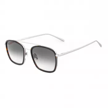 Belstaff RYERCLEARS08 pánske hranaté acetátové slnečné okuliare, číry rám, číre sklá, 54/21/145 mm
