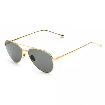 Belstaff Trialmasterdo unisex slnečné okuliare - 55/18/135 mm - čierny acetátový rám - sivé polykarbonátové sklá - UV400