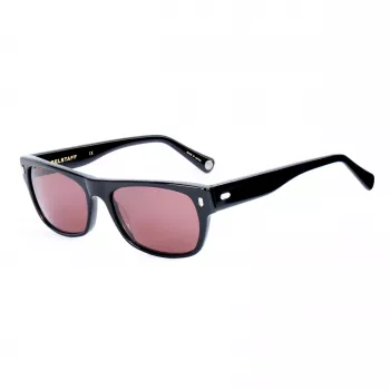 BELSTAFF dámske Hudson S181 slnečné okuliare - čierny acetátový rám, sivé CR-39 sklá, 54/17/145 mm