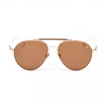 BELSTAFF dámske slnečné okuliare Staffordmarro obdĺžnikové - hnedý acetátový rám - UV400