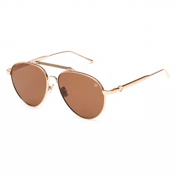 BELSTAFF dámske slnečné okuliare Staffordmarro obdĺžnikové - hnedý acetátový rám - UV400