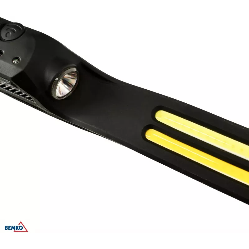 BEMKO C49-LTC01 nabíjacia LED čelová lampa, 1200mAh, 100 lúmenov, IPX4, dosah 80m